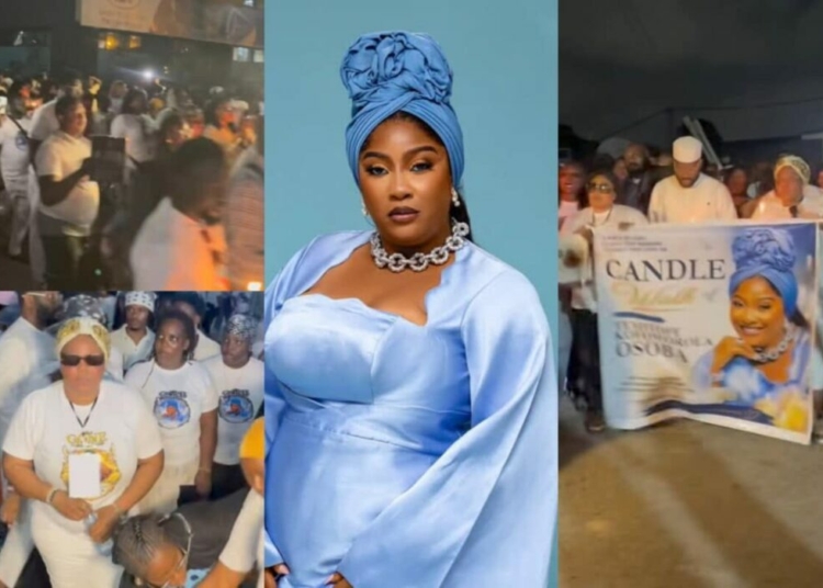 Candlelight Tribute Held for Late Nollywood Actress Temitope Osoba as Controversy Surrounds Her Death